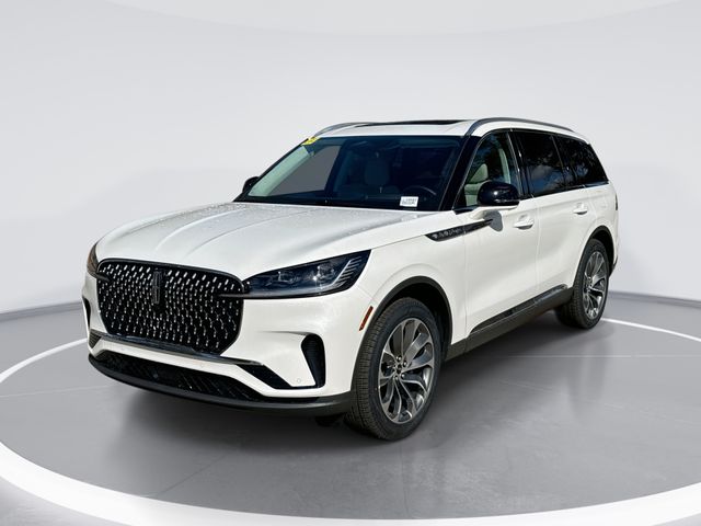 White Metallic 2026 Lincoln Aviator SUV / Crossover Rear-Wheel Drive Automatic