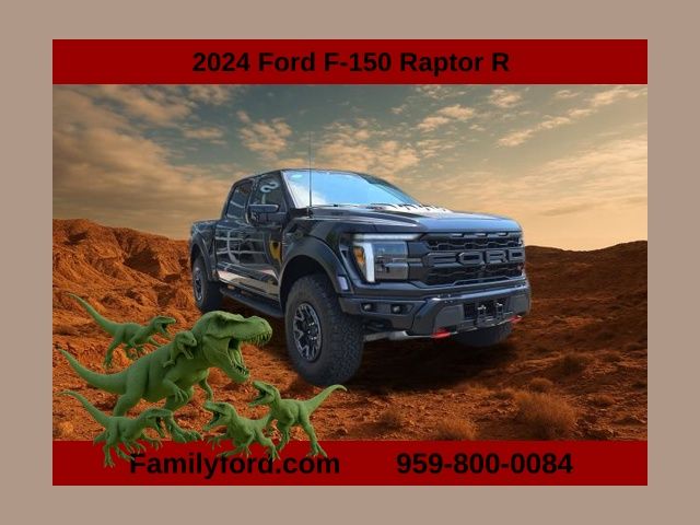 Black Metallic 2024 Ford F-150 Raptor SuperCrew 4WD Pickup Truck Four-Wheel Drive Automatic