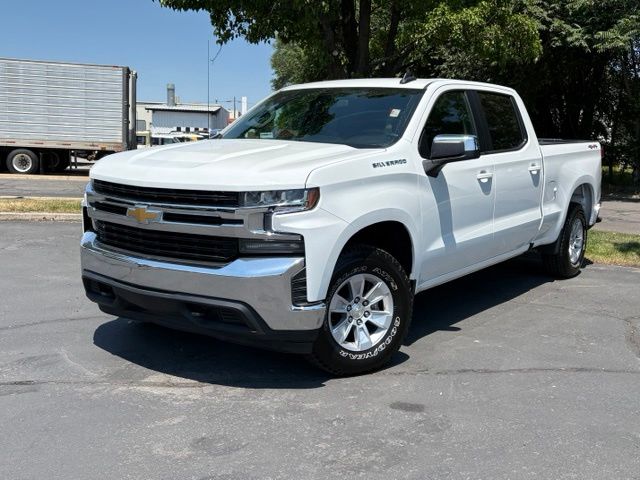Summit White 2021 Chevrolet Silverado 1500 Pickup Truck Four-Wheel Drive 8-Speed Automatic