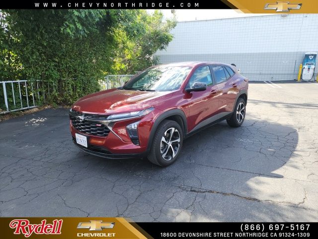 Red (Crimson Metallic) 2024 Chevrolet Trax RS with 1RS FWD SUV / Crossover Front-Wheel Drive 6-Speed Automatic