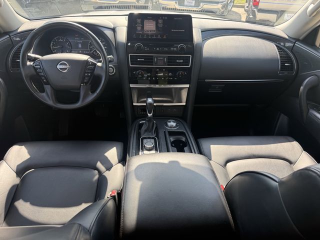 2024 Nissan Armada SV White at Texan Dodge Chrysler Jeep Ram