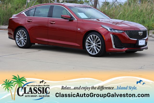 Radiant Red Tintcoat 2023 Cadillac CT5 Sedan Rear-Wheel Drive Automatic