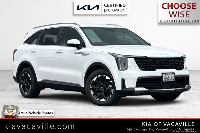 Glacial White Pearl 2025 Kia Sorento S FWD SUV / Crossover Front-Wheel Drive 8-Speed Automatic