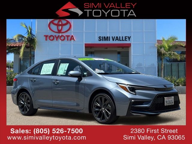 Celestite 2024 Toyota Corolla Sedan Front-Wheel Drive Continuously Variable Transmission