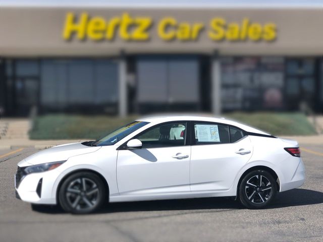 White (Fresh Powder) 2024 Nissan Sentra SV FWD Sedan Front-Wheel Drive Continuously Variable Transmission