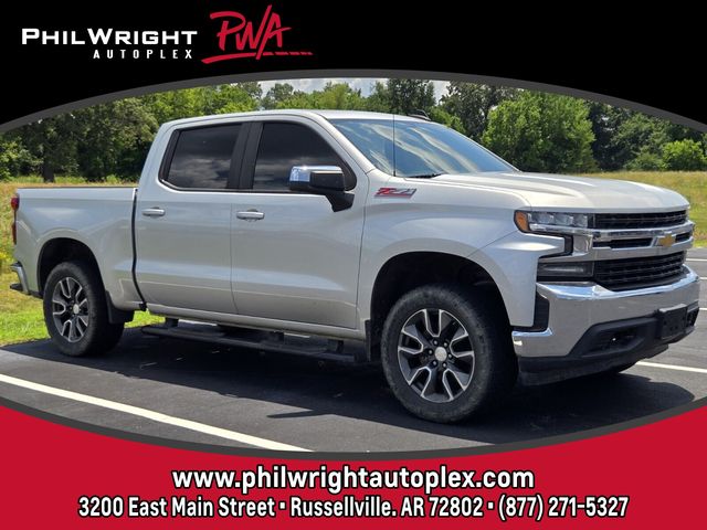 Silver Ice Metallic 2021 Chevrolet Silverado 1500 Pickup Truck Four-Wheel Drive 8-Speed Automatic