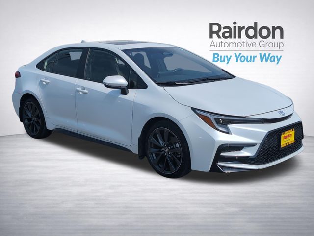 Pearl 2023 Toyota Corolla Sedan Front-Wheel Drive Continuously Variable Transmission