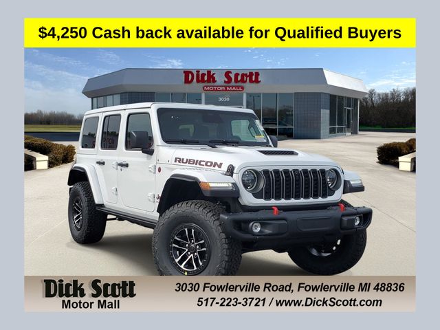 Bright White Clearcoat 2026 Jeep Wrangler SUV / Crossover Four-Wheel Drive 8-Speed Automatic