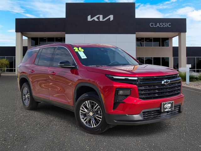 Radiant Red Tintcoat 2026 Chevrolet Traverse SUV / Crossover Front-Wheel Drive 8-Speed Automatic