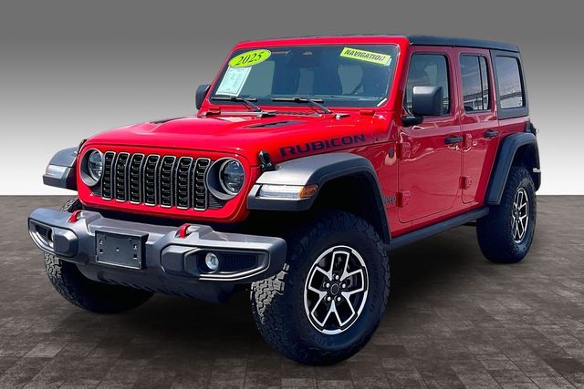 Red Clearcoat 2025 Jeep Wrangler SUV / Crossover Four-Wheel Drive 8-Speed Automatic