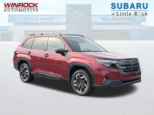 Crimson Red 2026 Subaru Forester Hybrid Premium AWD SUV / Crossover All-Wheel Drive Continuously Variable Transmission