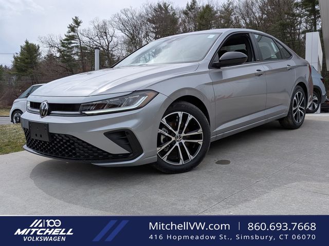 Silver Metallic 2026 Volkswagen Jetta Sport FWD Sedan Front-Wheel Drive 8-Speed Automatic