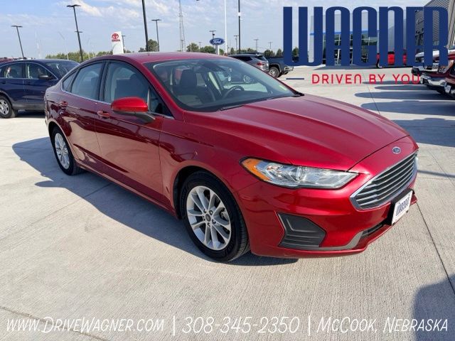 Red Metallic 2020 Ford Fusion Sedan Front-Wheel Drive 6-Speed Automatic
