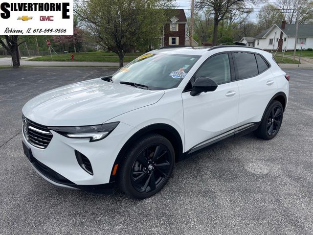 Summit White 2023 Buick Envision Essence AWD SUV / Crossover All-Wheel Drive 9-Speed Automatic