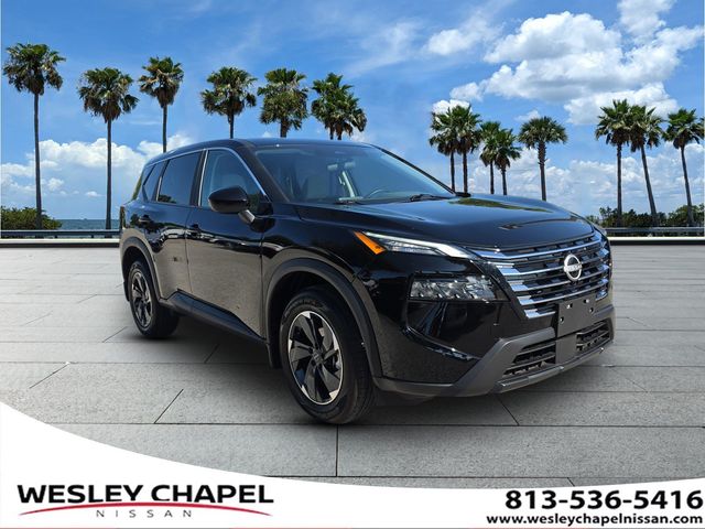 Super Black 2025 Nissan Rogue SUV / Crossover All-Wheel Drive Continuously Variable Transmission