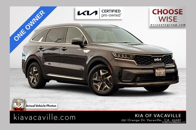 Gray (Platinum Graphite) 2023 Kia Sorento Hybrid SUV / Crossover Front-Wheel Drive 6-Speed Automatic