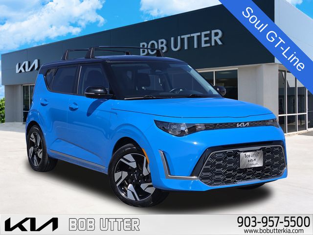 Surf Blue w/Black Roof 2024 Kia Soul SUV / Crossover Front-Wheel Drive Continuously Variable Transmission