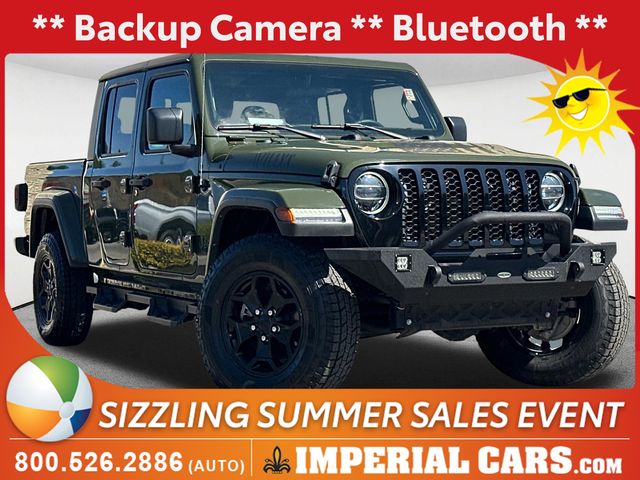 Sarge Green Clearcoat 2022 Jeep Gladiator Pickup Truck Four-Wheel Drive 8-Speed Automatic