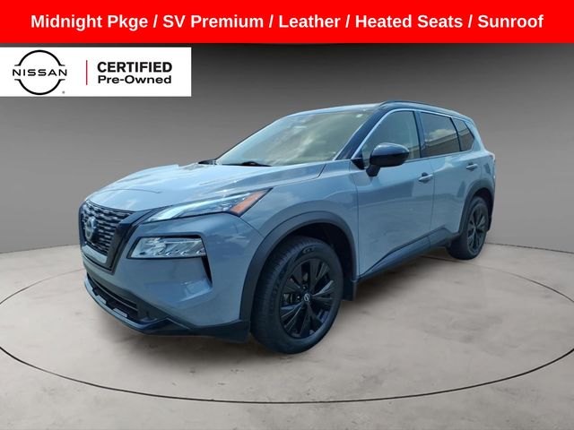 Boulder Gray Pearl/Super Black 2023 Nissan Rogue SUV / Crossover All-Wheel Drive Continuously Variable Transmission