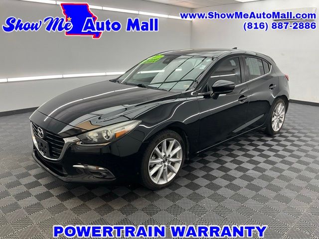 Jet Black Mica 2017 Mazda MAZDA3 Hatchback Front-Wheel Drive 6-Speed Automatic