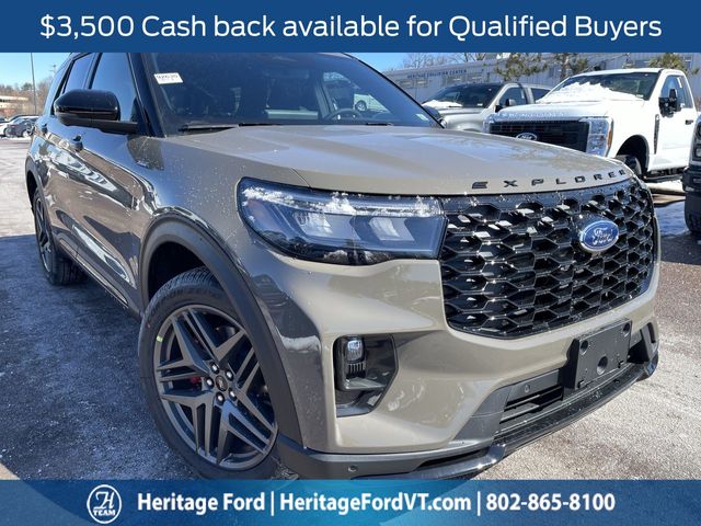 Marsh Gray 2026 Ford Explorer ST-Line AWD SUV / Crossover All-Wheel Drive Automatic