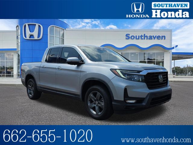 Lunar Silver Metallic 2023 Honda Ridgeline Pickup Truck All-Wheel Drive 9-Speed Automatic