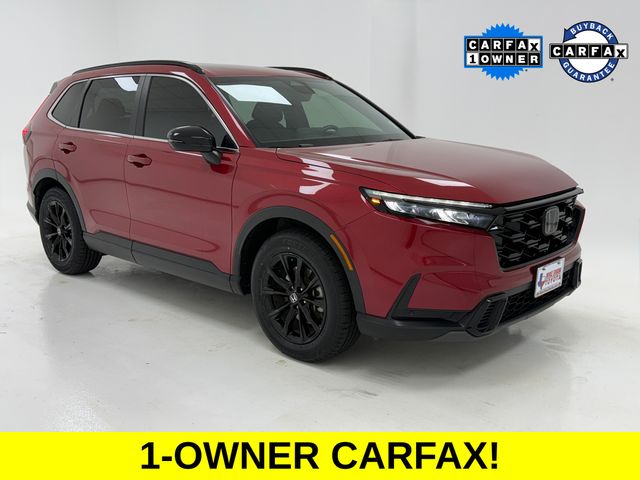 Radiant Red Metallic 2024 Honda CR-V Hybrid SUV / Crossover Front-Wheel Drive Continuously Variable Transmission