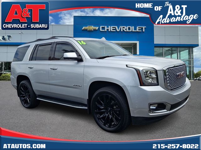 Quicksilver Metallic 2016 GMC Yukon SUV / Crossover Four-Wheel Drive 6-Speed Automatic Overdrive