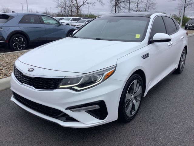 Snow White Pearl 2019 Kia Optima S FWD Sedan Front-Wheel Drive 6-Speed Automatic