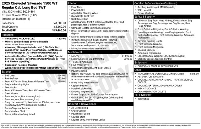 2025 Chevrolet Silverado 1500 WT photo