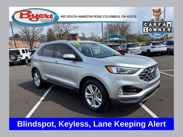 Ingot Silver 2019 Ford Edge SEL AWD SUV / Crossover All-Wheel Drive 8-Speed Automatic