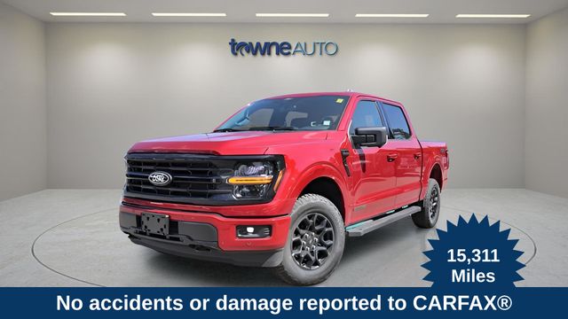 Red Metallic 2025 Ford F-150 Pickup Truck Four-Wheel Drive Automatic