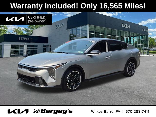 Steel Gray 2025 Kia K4 Sedan Front-Wheel Drive Continuously Variable Transmission