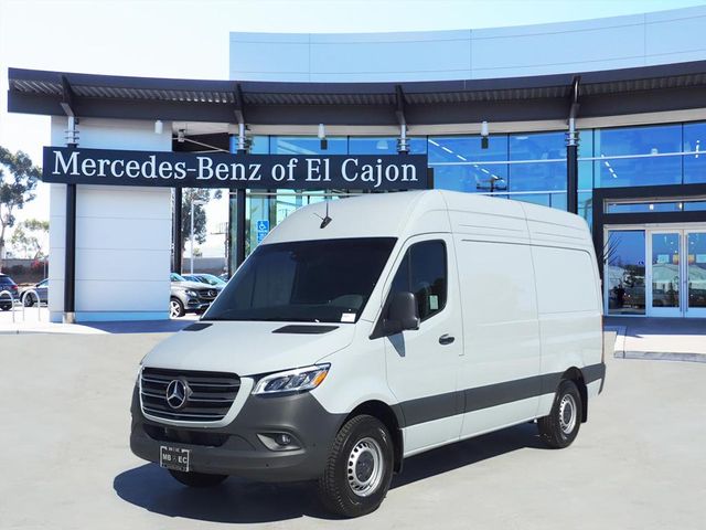 Silver Gray 2024 Mercedes-Benz Sprinter Van 9-Speed Automatic