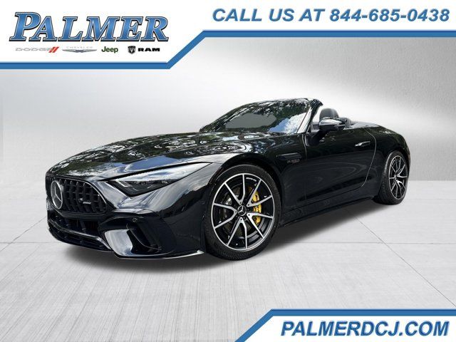 Obsidian Black 2022 Mercedes-Benz SL-Class Convertible All-Wheel Drive 9-Speed Automatic