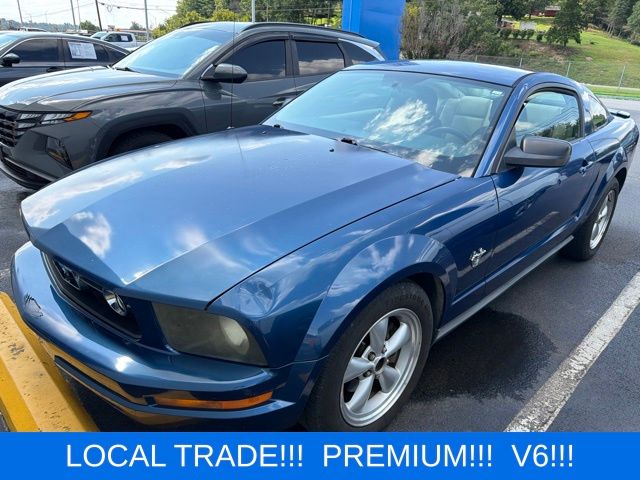 Vista Blue Clearcoat Metallic 2009 Ford Mustang Coupe Rear-Wheel Drive 5-Speed Automatic