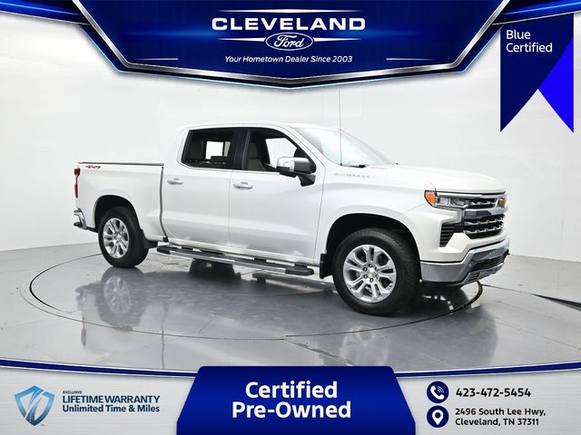 White (Iridescent Pearl Tricoat) 2025 Chevrolet Silverado 1500 Pickup Truck Four-Wheel Drive Automatic