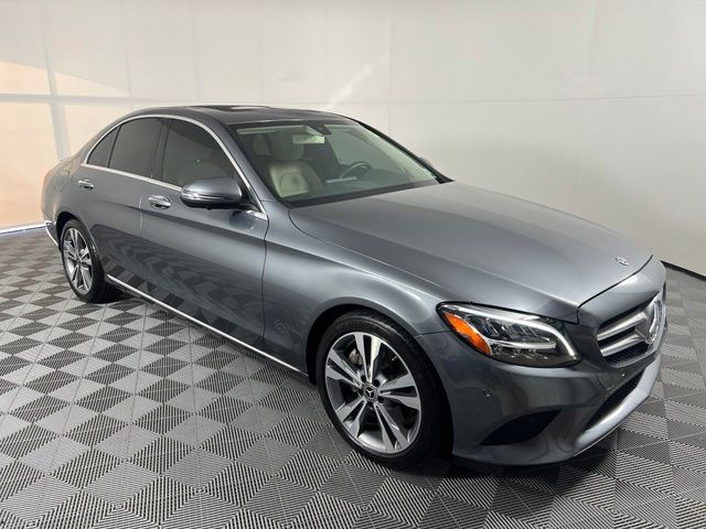 Gray 2020 Mercedes-Benz C-Class Sedan Rear-Wheel Drive 9-Speed Automatic