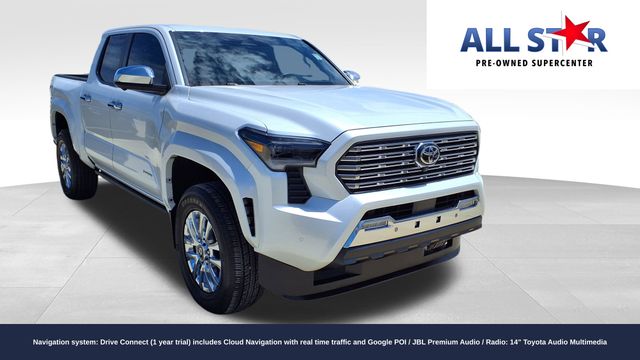 White (Wind Chill Pearl) 2025 Toyota Tacoma Limited Double Cab 4WD Pickup Truck Four-Wheel Drive 8-Speed Automatic