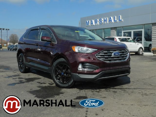 Red (Burgundy Velvet Metallic Tinted Clearcoat) 2022 Ford Edge SEL AWD SUV / Crossover All-Wheel Drive 8-Speed Automatic