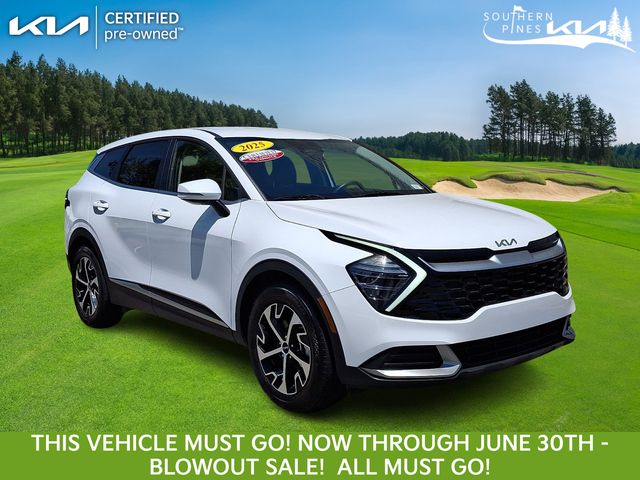 Glacial White Pearl 2025 Kia Sportage EX FWD SUV / Crossover Front-Wheel Drive 8-Speed Automatic