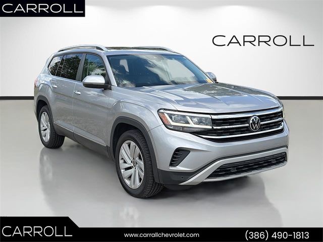 Silver Metallic 2021 Volkswagen Atlas V6 SEL FWD SUV / Crossover Front-Wheel Drive 8-Speed Automatic