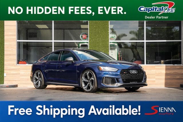 Blue 2019 Audi RS 5 Sportback Sedan All-Wheel Drive Automatic