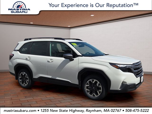 Crystal White Pearl 2026 Subaru Forester SUV / Crossover All-Wheel Drive Continuously Variable Transmission