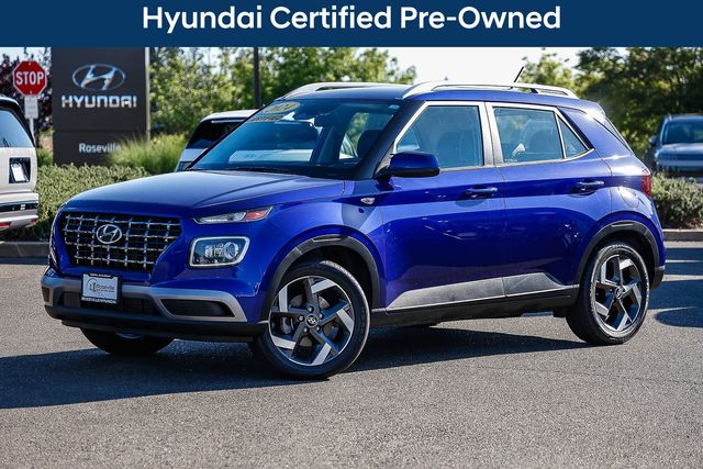 Intense Blue 2024 Hyundai Venue Limited FWD SUV / Crossover Front-Wheel Drive Continuously Variable Transmission