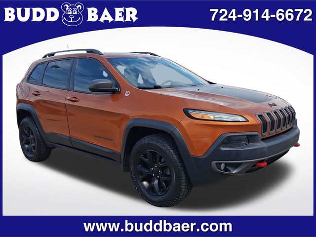 Orange (Mango Tango Pearlcoat) 2016 Jeep Cherokee SUV / Crossover Four-Wheel Drive 9-Speed Automatic