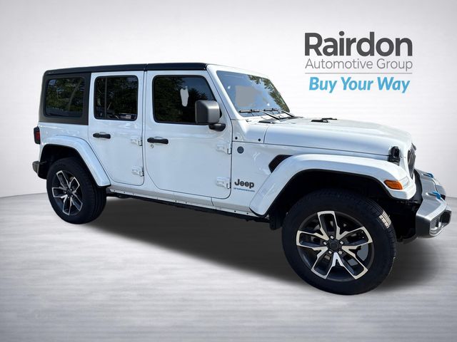 Bright White Clearcoat 2024 Jeep Wrangler 4xe SUV / Crossover Four-Wheel Drive 8-Speed Automatic