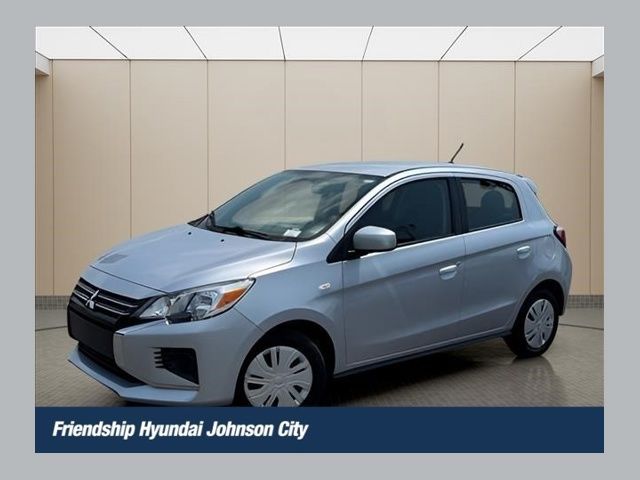 Jet Black Metallic 2024 Mitsubishi Mirage Hatchback Front-Wheel Drive Continuously Variable Transmission