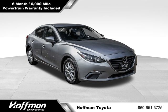 Liquid Silver Metallic 2016 Mazda MAZDA3 i Sport Sedan Front-Wheel Drive 6-Speed Automatic