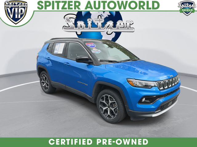 Hydro Blue Pearlcoat 2025 Jeep Compass SUV / Crossover Four-Wheel Drive 8-Speed Automatic